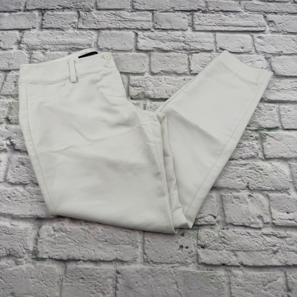 The Limited Drew Fit White Office Career Pants Womens Size 6 Trouser Casual